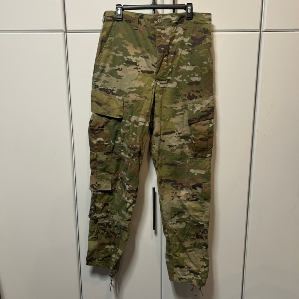 US Military OCP Multicam Cargo Pants Mens Medium Long Tactical Ripstop Trousers